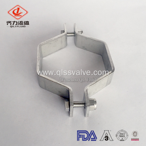 Valve And Fittings  Sanitary Pipe Holder Clamp